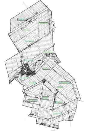 Übersichtskarte der Gemeinde Grasberg